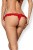 Obsessive 827-THO-3 - эротические стринги с оборкой, S/M (красный)