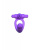 Pipedream Silicone Double Pene Rabbit - насадка для подвійного проникнення, 10х2.8 см (фіолетовий) - купити в Києві, Україні
