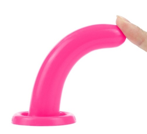 Silicone Holy Dong Small Pink 4.5" - Фаллоимитатор, 12 см (розовый)