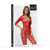 Бодістокінг SoftLine Bodystocking 2037, red - One Size Бодістокінг SoftLine Bodystocking 2037, red - One Size