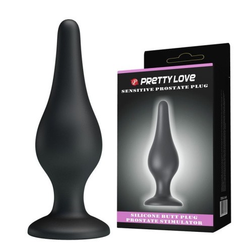 Pretty Love Sensitive Prostate Plug Black - Анальна пробка, 14 см (чорний) - купити в Києві, Україні