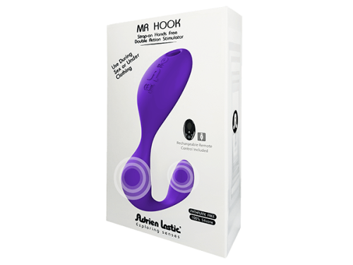 Adrien Lastic Mr.Hook вибратор под одежду  с дистанционным пультом, 12х2.1 см