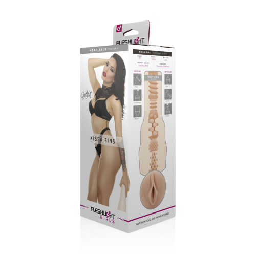 Fleshlight Girls: Kissa Sins Insatiable маструбатор вагина, 25 см