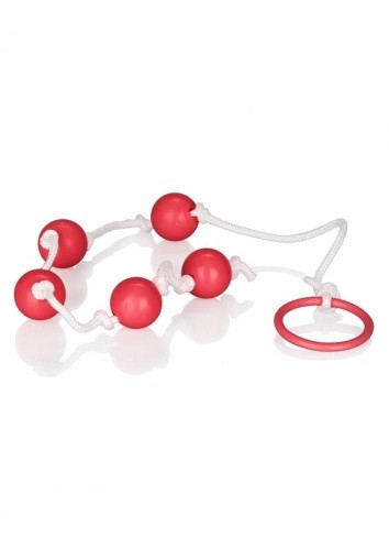 California Exotic Novelties Small Anal Beads - Маленькие анальные шарики, 1 см (красный)