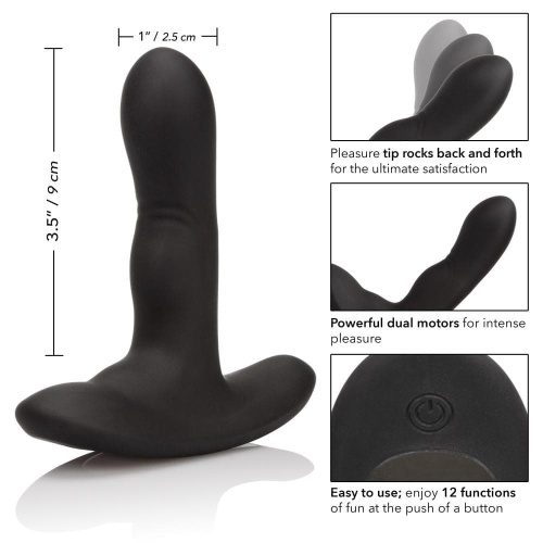California Exotic Wireless Rocking Probe массажер простаты, 9х2,5 см (черный)