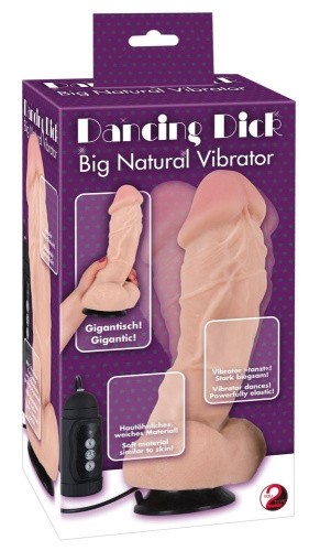 Dancing Dick - Вібратор, 22 см (тілесний) - купити в Києві, Україні