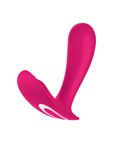 Satisfyer Top Secret - Вибратор с двумя моторами для точки G или анальной стимуляции,11х3 см., (розовый)