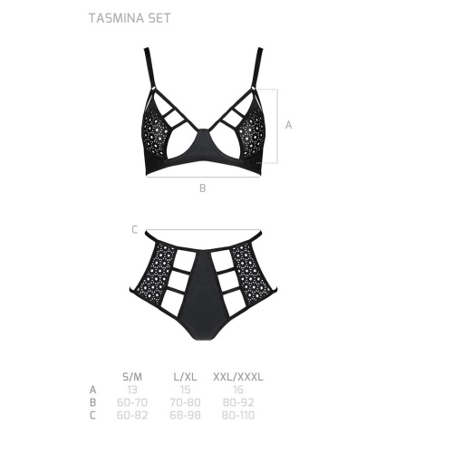 Комплект белья Passion TASMINA SET, XXL/XXXL