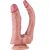 Двойной фаллоимитатор для секс-машин Hismith Double Penetrator, 9.25″, KlicLok