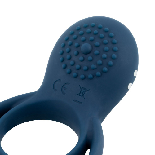 Эрекционное виброкольцо Boners Vibrating Double Cock Ring