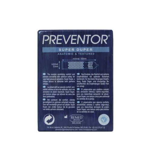 Preventor Super Duper, 3 шт (ваниль)