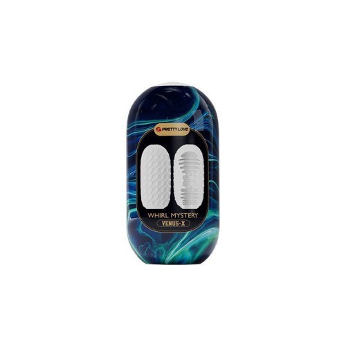  Pretty Love Whirl Mystery Venus X Egg - двухсторонний мастурбатор яйцо, 13.1х6.5 см