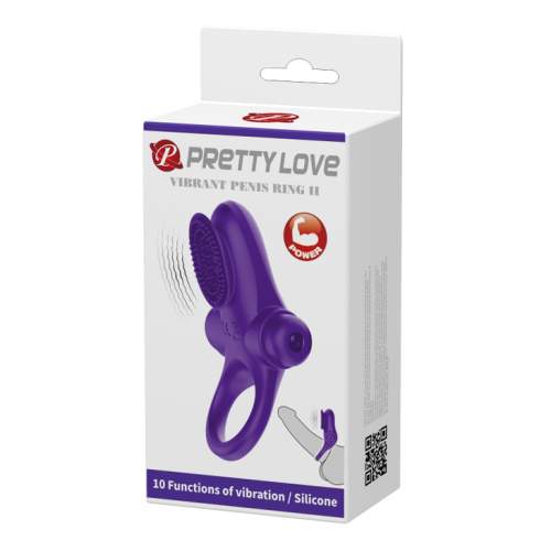 Эрекционное виброкольцо Pretty Love Vibrant Penis Ring II