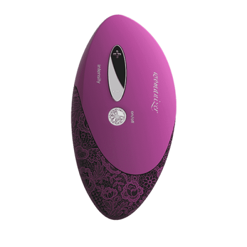 Womanizer W500 - Вакуумный стимулятор клитора с кристаллом Swarovski, 12х6 см (фиолетовый)