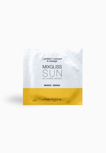 MixGliss Sun Monoi - Пробник лубриканту на силіконовій основі, 4 мл - купити в Києві, Україні