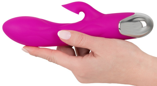 Orion XouXou Super Soft Silicone Sucking Vibrator - Вибратор для двойного удовольствия, 20х4.1 см