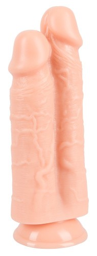 Двойной фаллоимитатор Realistixxx Double Lover, 26 см 