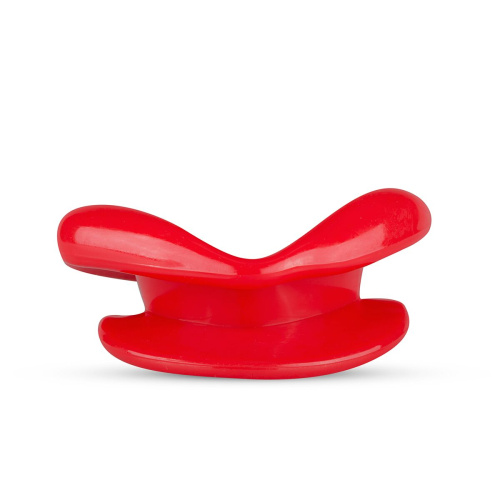 XOXO Blow Me A Kiss Mouth Gag - Red - Капа-расширитель для рта в форме губ (красный)