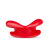 XOXO Blow Me A Kiss Mouth Gag - Red - Капа-расширитель для рта в форме губ (красный)