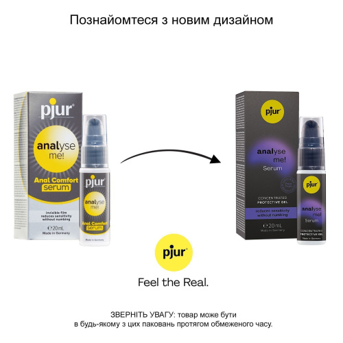 Pjur Analyse Me Serum концентрована сироватка для анального сексу, 20 мл - купити в Києві, Україні