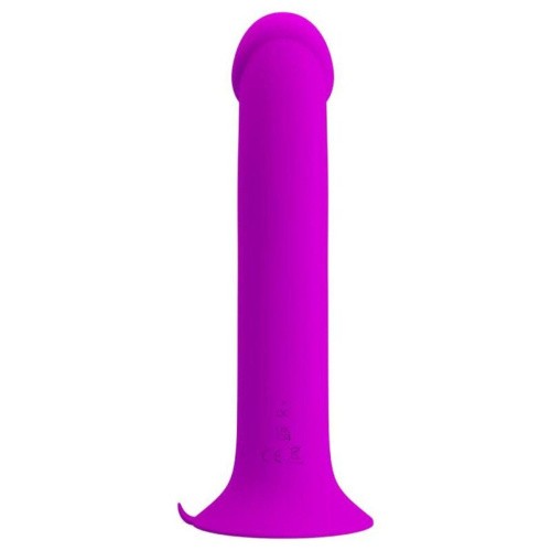 Pretty Love - Murray Dildo with Vibration - Фалоімітатор з вібрацією, 19х3.8 см (рожевий) - купити в Києві, Україні