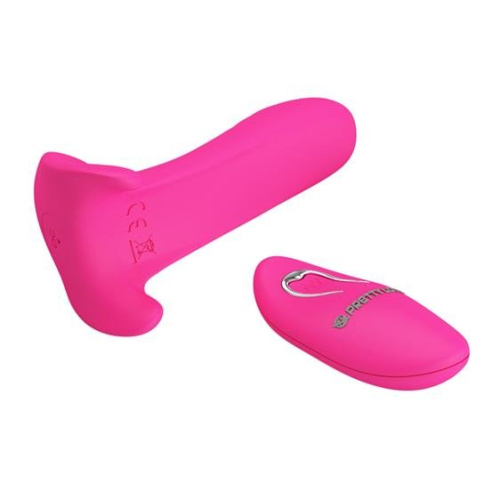 Pretty Love Remote Control Massager Pink - Универсальный массажёр с вибрацией и пультом ДУ, 10х2.2 см (розовый)