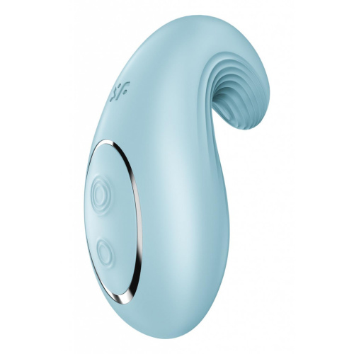 Satisfyer Dipping Delight - Вибратор, 9х6 см (голубой)