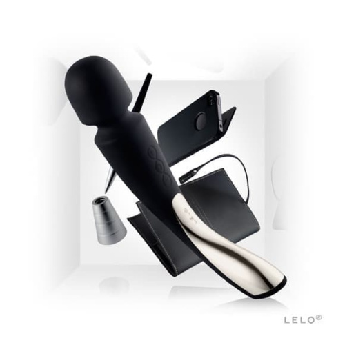 Lelo - Smart Wand - Профессиональный большой массажер, 30х6 см (черный)