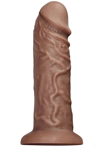 LoveToy - Realistic Chubby Dildo Brown 10.5'' - Фалоімітатор, 26.6х6.3 см - купити в Києві, Україні