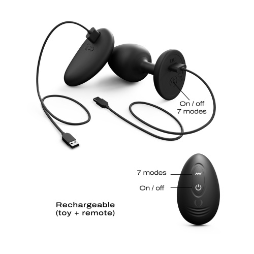 Анальная вибропробка Dorcel GEISHA PLUG INFINITE, размер M