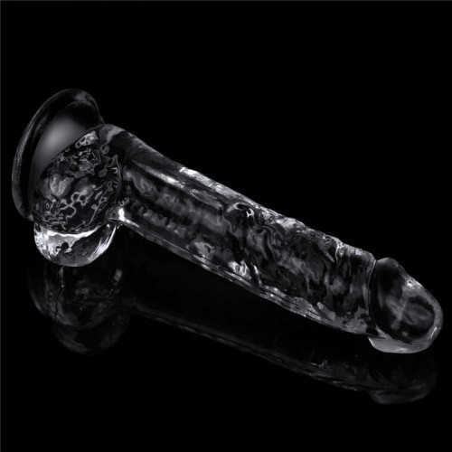 7.5'' Flawless Clear Dildo Clear - Фалоімітатор, 19 см (прозорий) - купити в Києві, Україні
