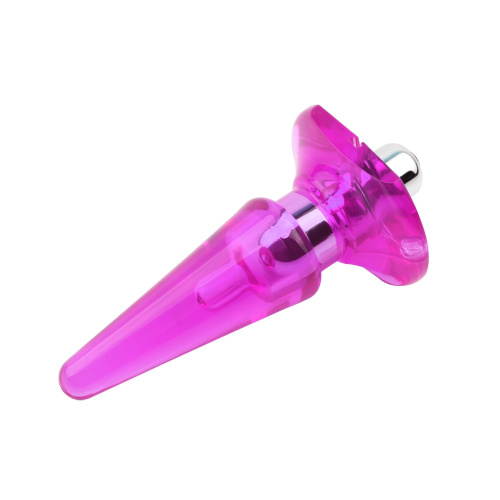 Chisa Hi-Basic Nicole's Vibra Plug Pink - Анальная пробка с вибрацией, 12.5х3.2 см (розовый)