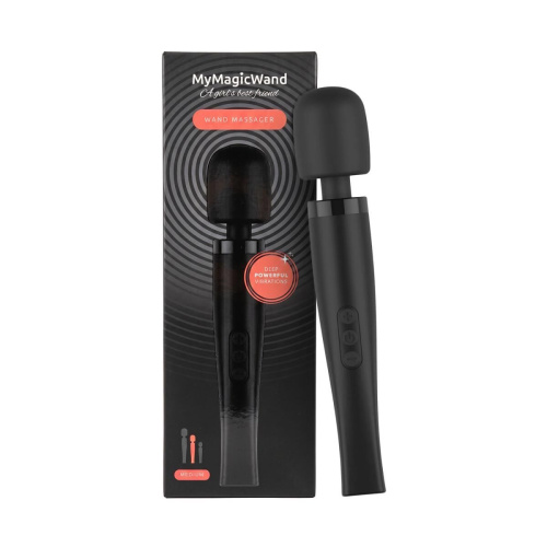Вібромасажер MyMagicWand - Wand Massger Medium Black - купити в Україні | Секс шоп SEX-SHOP.ua
