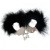 Adrien Lastic Handcuffs Black - наручники металлические с черной пушистой отделкой Adrien Lastic Handcuffs Black - наручники металлические с черной пушистой отделкой