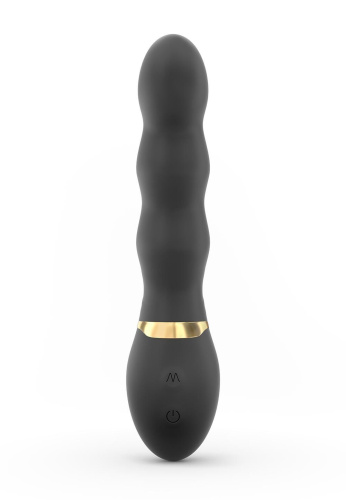 Dorcel Too Much Rechargeable Black гибкий и мощный вибратор с 3 моторами, 22х3.5 см (чёрный)