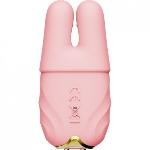 Zalo Nave Coral Pink - Вибратор для груди с пультом и подключением к смартфону (розовый)