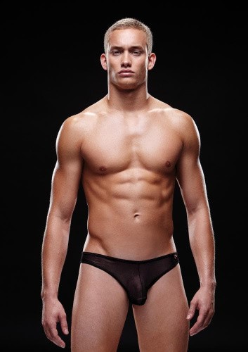 Baci Mesh Brief - Мужские трусы, S/M (чёрный)