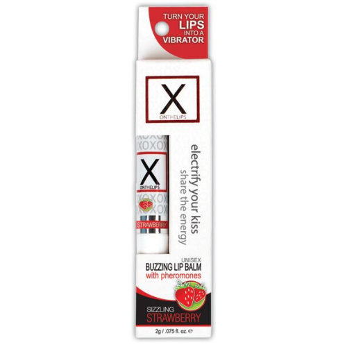 Sensuva - X on the Lips Strawberry - Стимулюючий бальзам для губ з феромонами, полуниця - купити в Києві, Україні