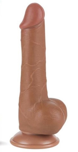 Фаллоимитатор Sliding-Skin Dual Layer Dong 7.5" Flesh, 19.5 см
