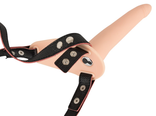 Orion Vibrating Strap-On - Женский страпон с вибрацией, 15х3.8 см