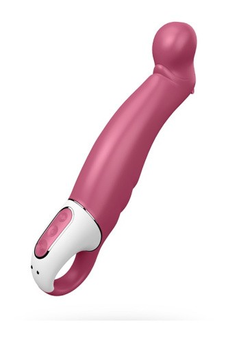 Satisfyer Vibes Petting Hippo - вибратор для точки G, 25.5х4.5 см (розовый)