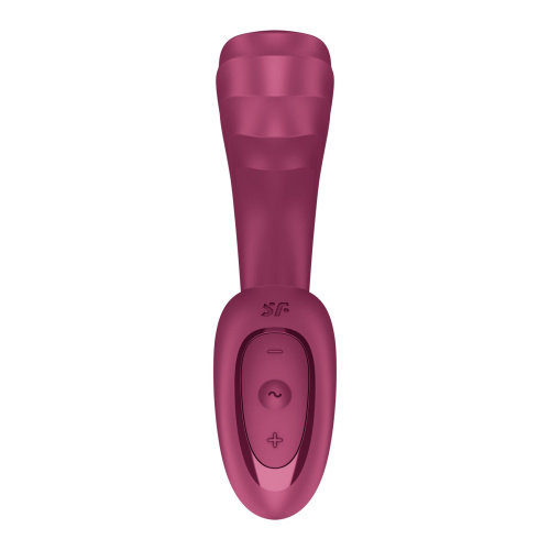 Вагинально-клиторальный вибратор Satisfyer G for Goddess 3 Wine Red