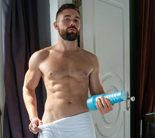 Fleshlight Fleshjack Boys: Griffin Barrows Cake - мастурбатор-анус зліпок порнозірки, 25 см (тілесний) - купити в Києві, Україні