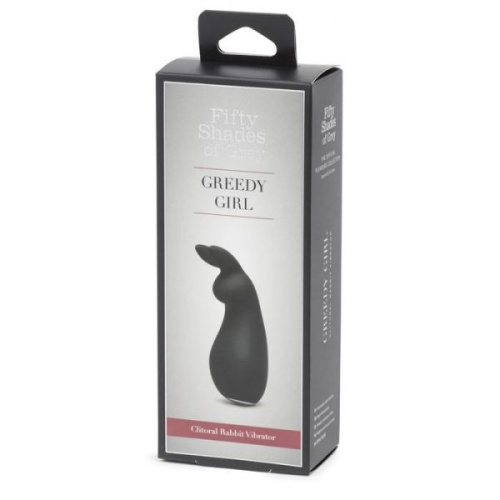 Fifty Shades of Grey Greedy Girl Clitoral Rabbit Vibrator мини вибратор для клитора, 11.4х3.6 см