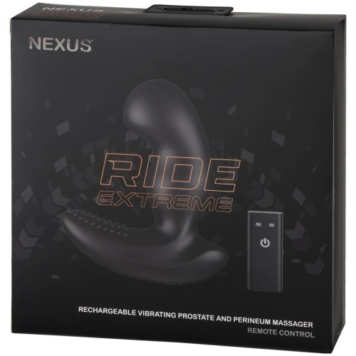 Nexus RIDE EXTREME Dual Motor Remote Control Prostate Vibrator - Массажер простаты, 14,1 см (черный)