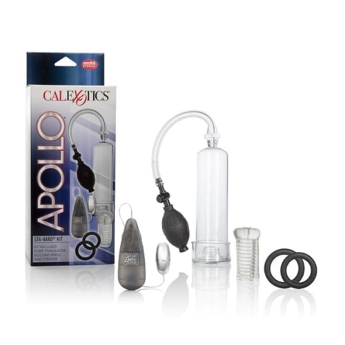 California Exotic Novelties Apollo Sta-hard Kit - Набор для увеличения члена, 19.8х5.8 см