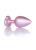 Анальная пробка с камнем B-Series Jewellery Pearl Pink Heart Plug, L