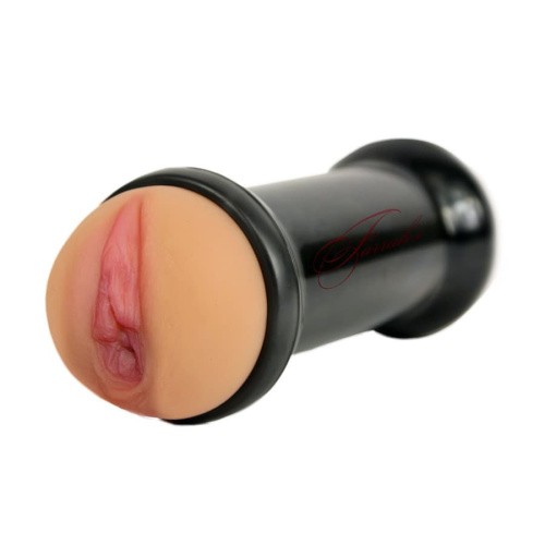 Topco Продаж CyberSkin Celebrity Series Farrah's Double-Ended Stroke - Мастурбатор вагіна-анус Фарра Абрахам, 21 см - купити в Києві, Україні