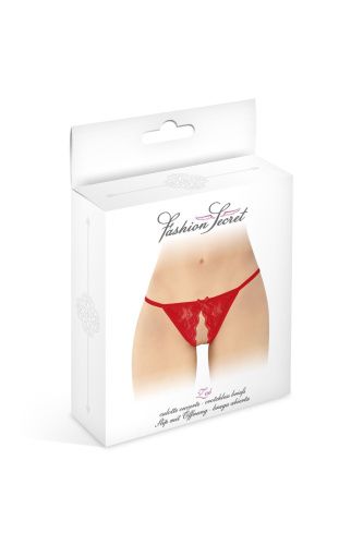 Трусики с открытым доступом Fashion Secret Zoe, One Size красные
