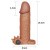 LoveToy - Pleasure X Tender Vibrating Penis Sleeve Brown Add 2 - Насадка на член, 16.5х4.3 см LoveToy - Pleasure X Tender Vibrating Penis Sleeve Brown Add 2 - Насадка на член, 16.5х4.3 см